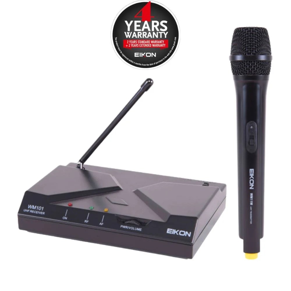 EIKON WM101MV2 UHF Wireless Handheld Microphone System