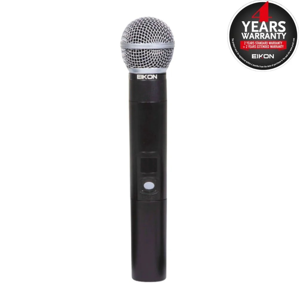 Alternative view of Eikon Audio WM300M UHF wireless handheld microphone system