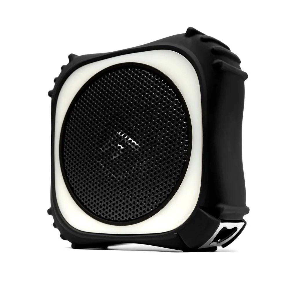 EcoXgear EcoEdge Pro Waterproof Battery Bluetooth Speaker with LED Light (Black)