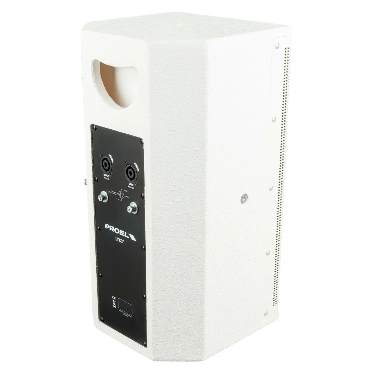 Alternative view of PROEL LTX8PW 8" 2-way Installation Passive Speaker with 8ohm, 160 W Continuous Power, 320 W Peak (White)
