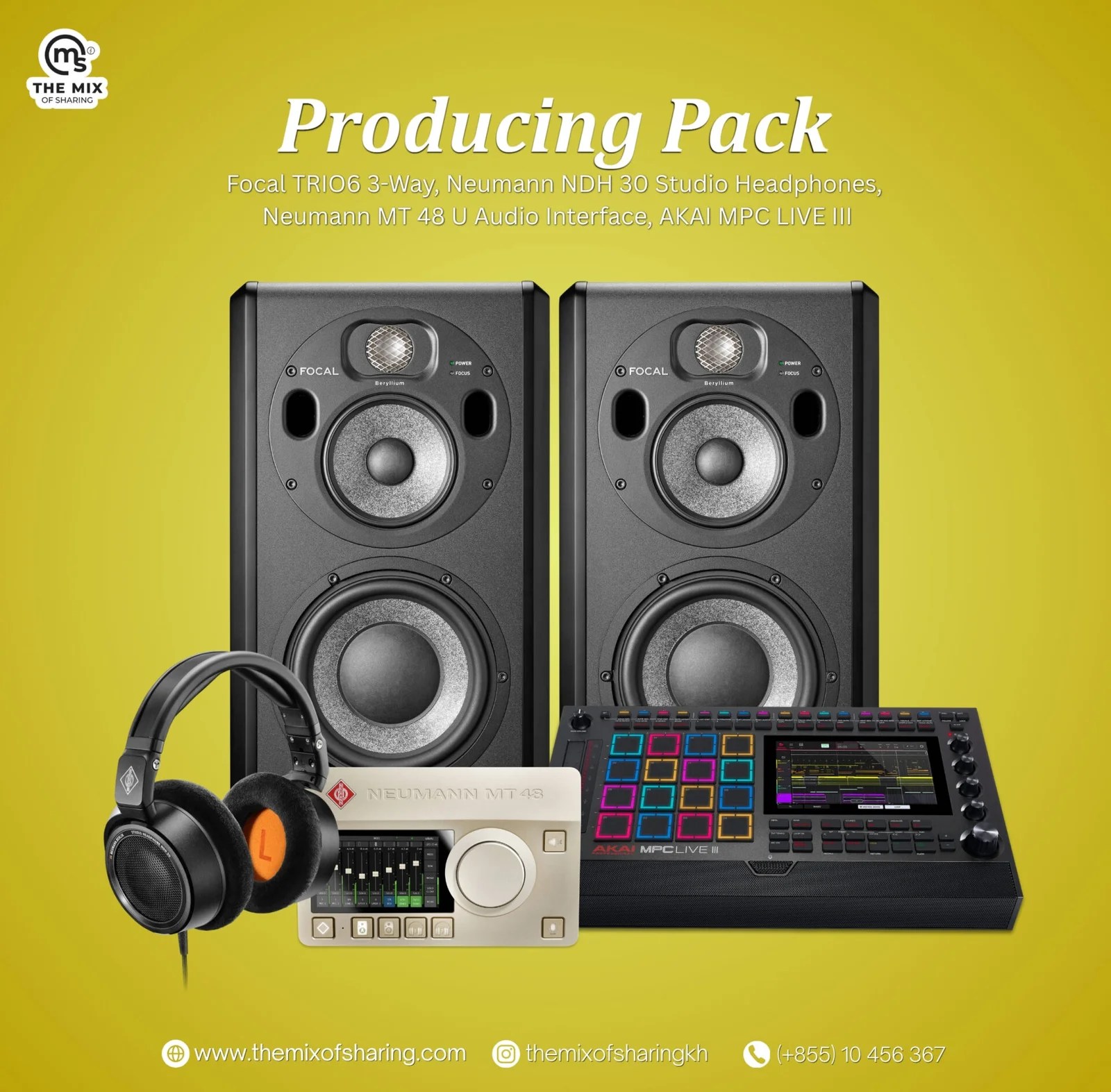 Focal TRIO6 Producing Pack