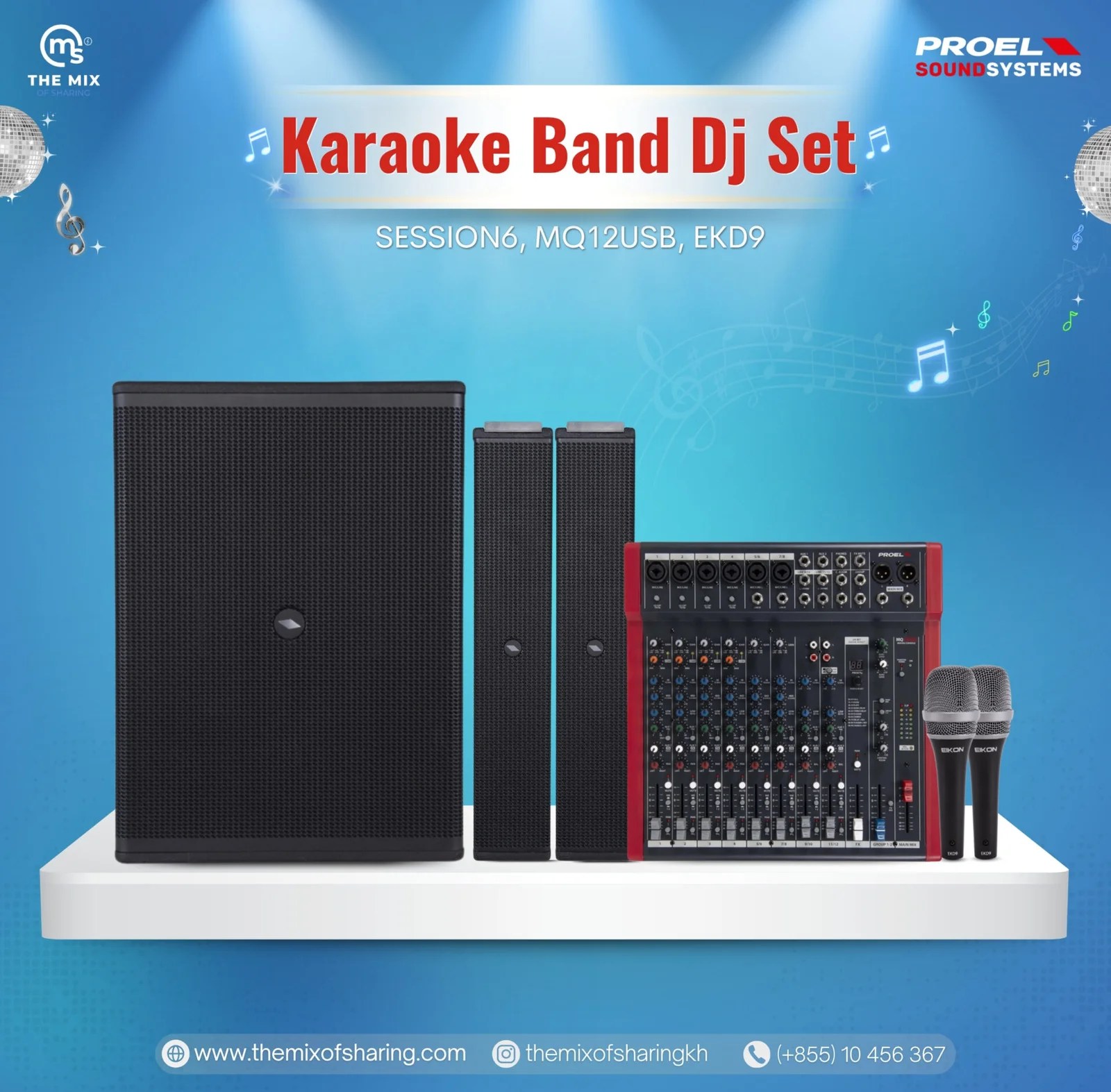 Proel Set Session 6 & MQ12USB