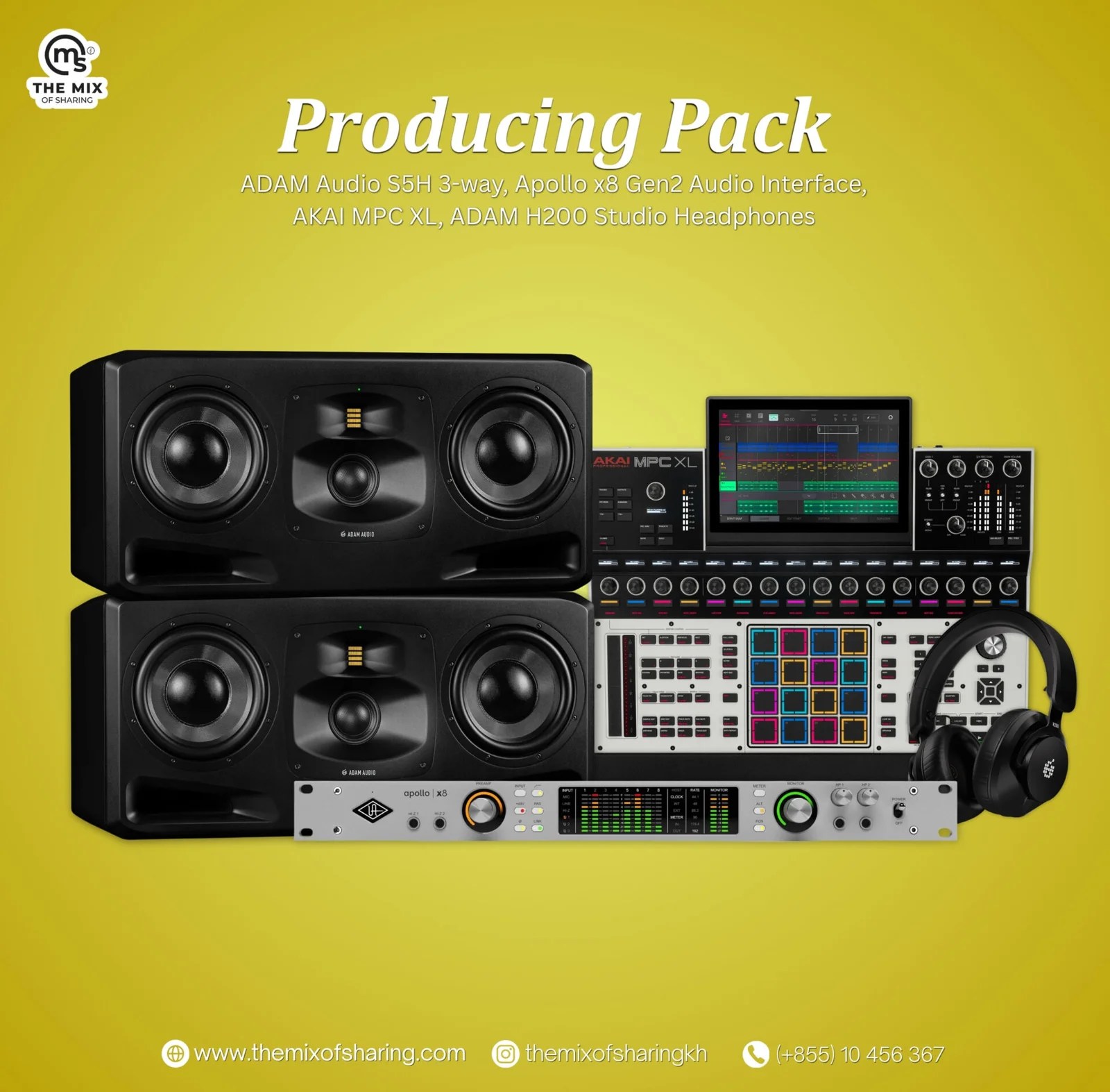 ADAM Audio S5H Producing Pack