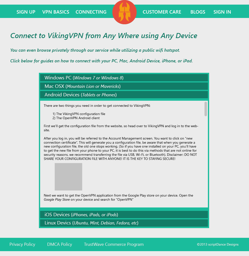 viking vpn compare screen