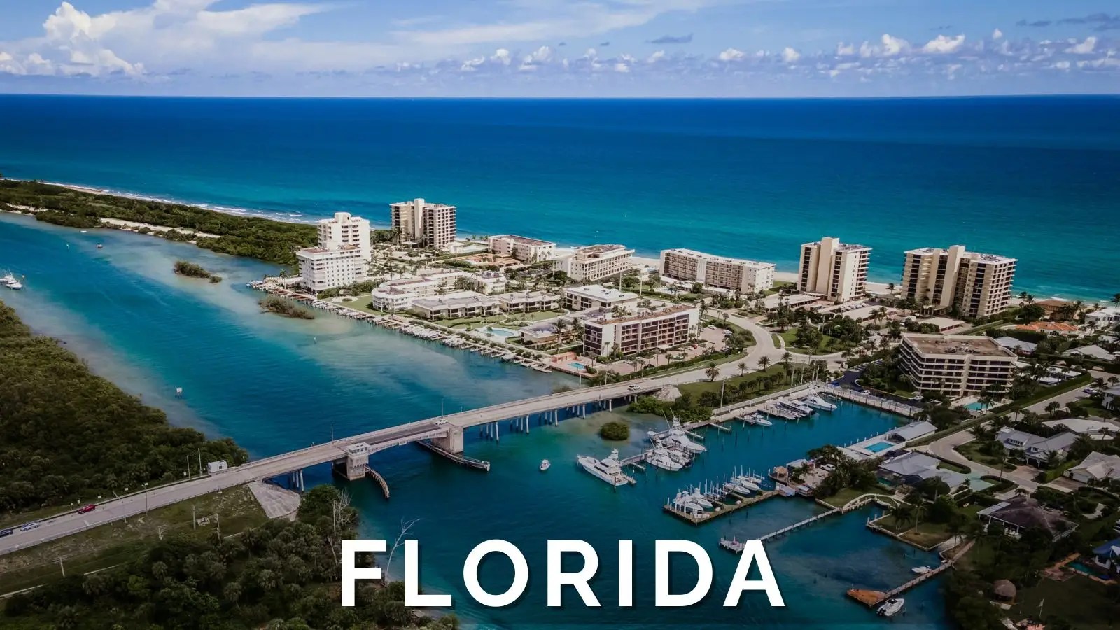 Florida mobile dog grooming – Miami Beach coastline aerial view