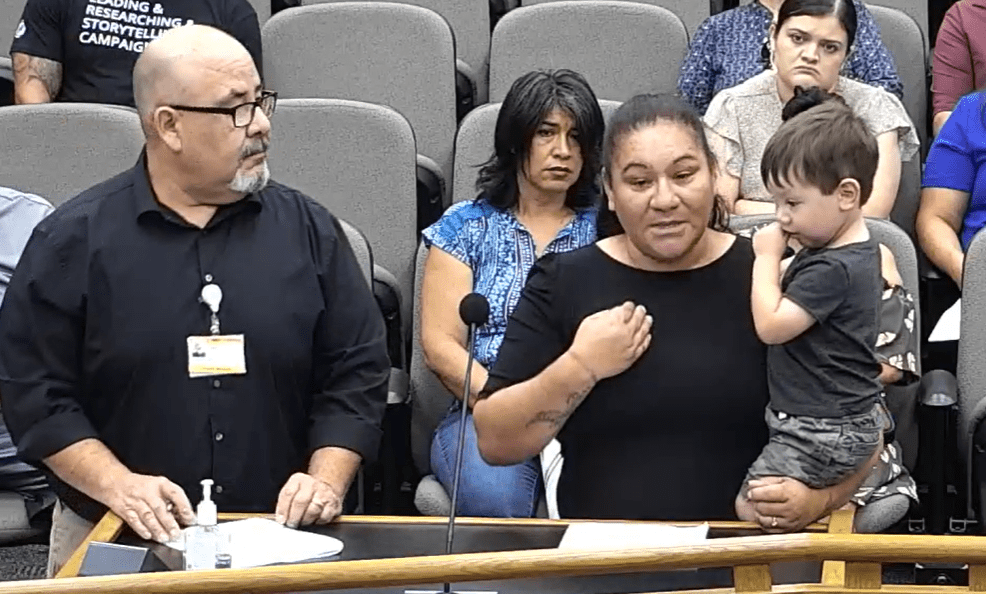 Santa Nella mobile home residents spoke to the Board of Supervisors, saying they are still without power.