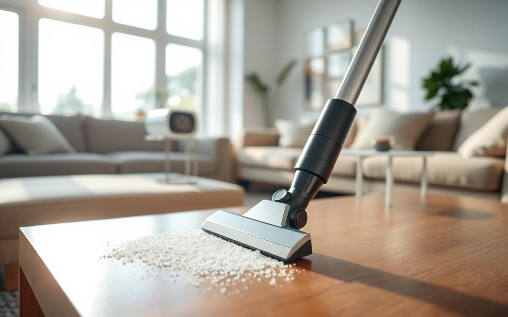 Preventing dust buildup in a home