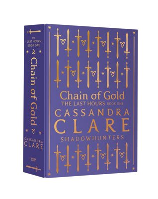 photo Cassandra Clare Collector's Edition chain of gold exclusive edition