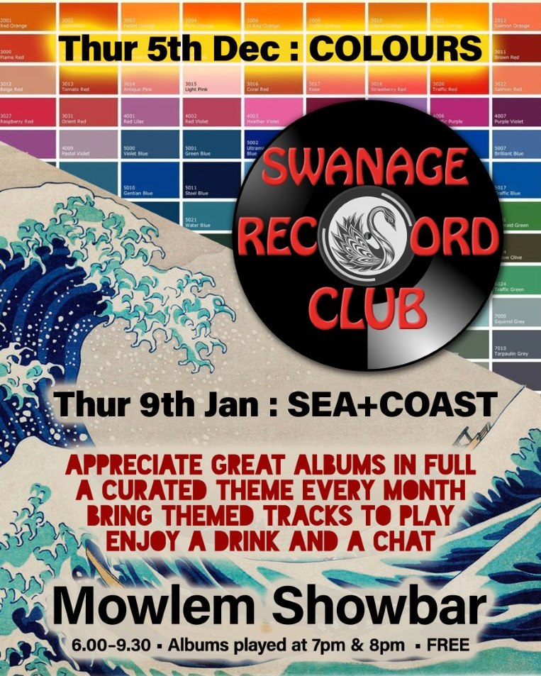 Swanage Record Club in The Showbar