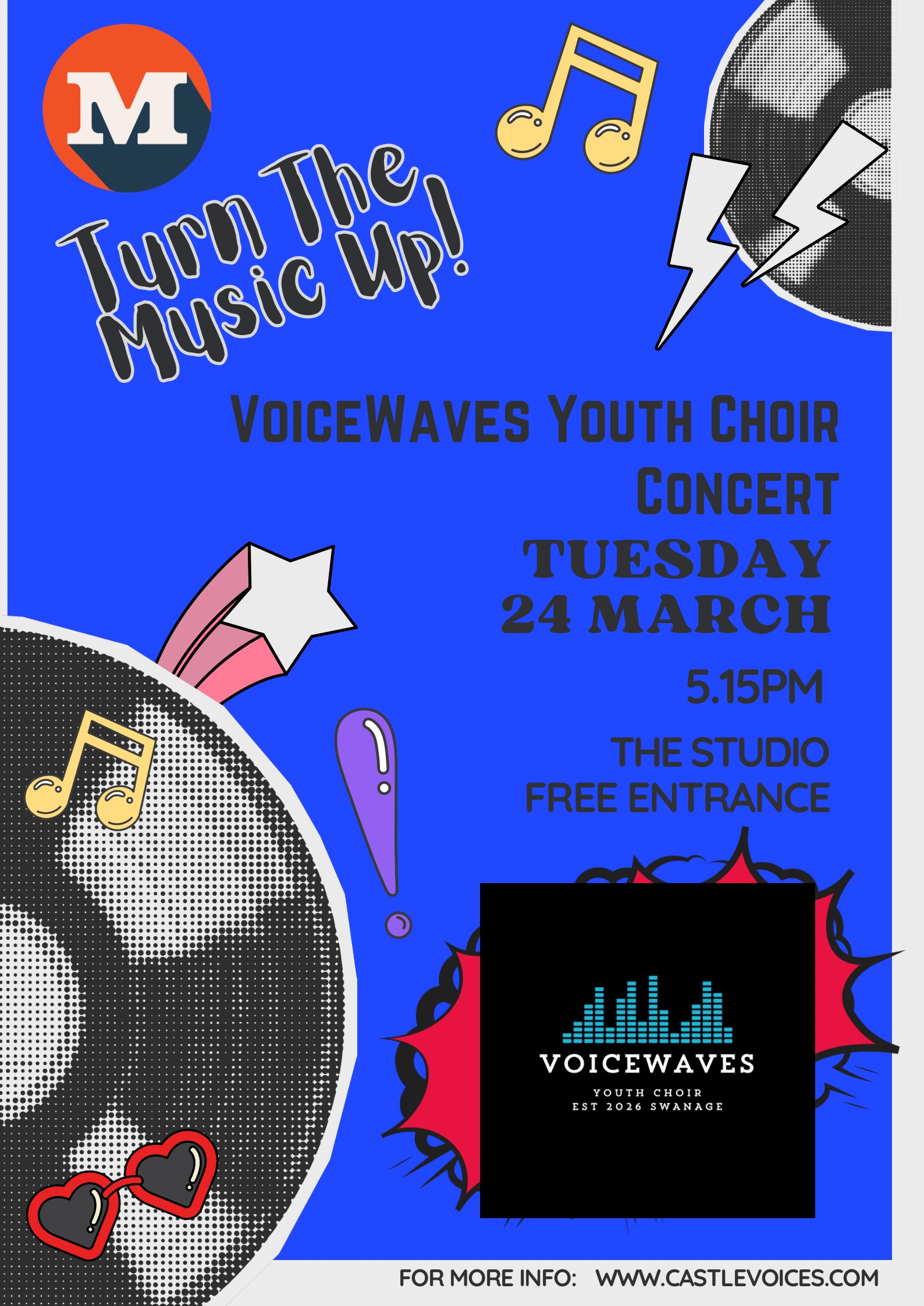 VoiceWaves Youth Choir Poster