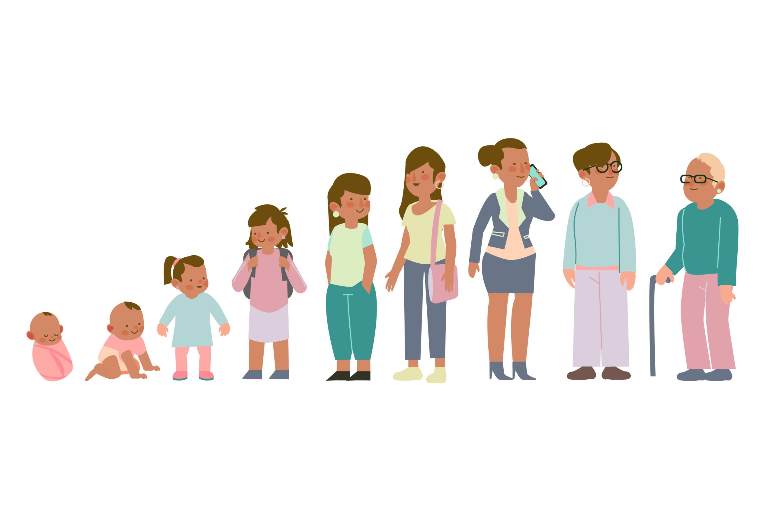 growing up