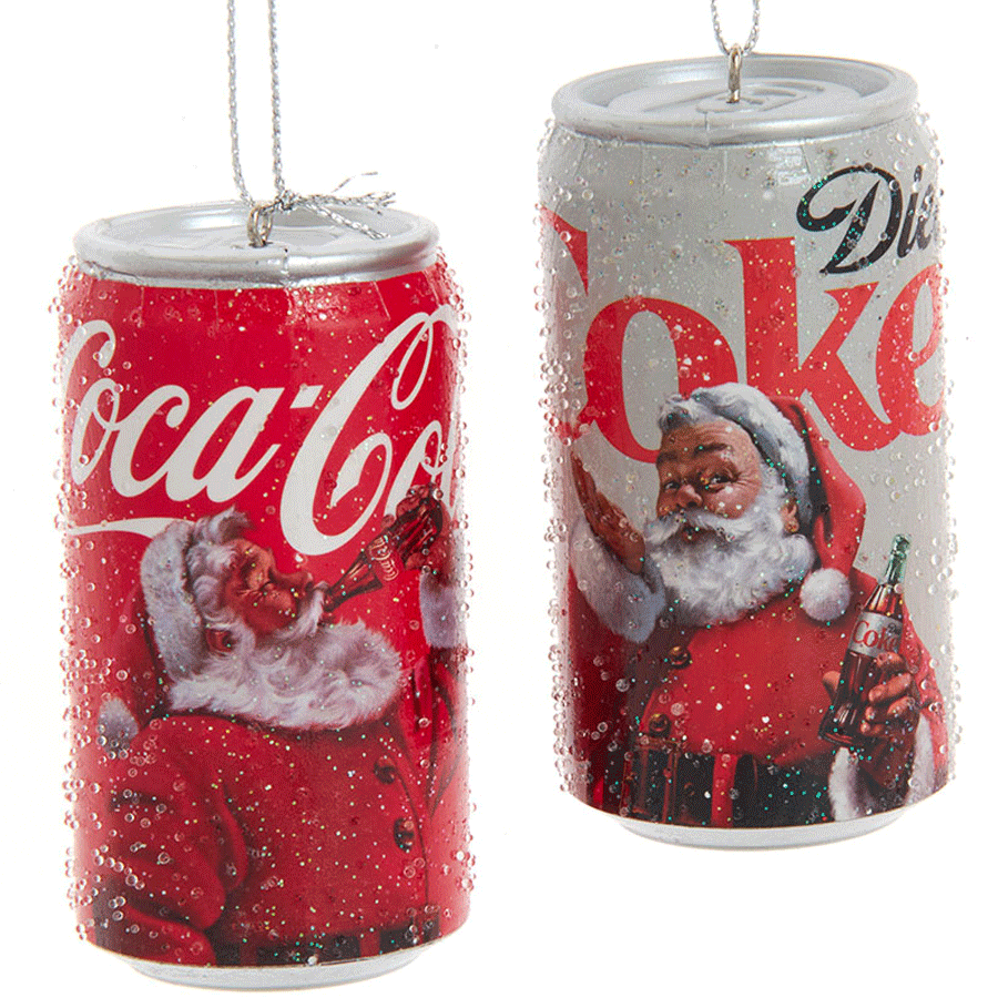 Coke-Santa-Can-Ornament-Set