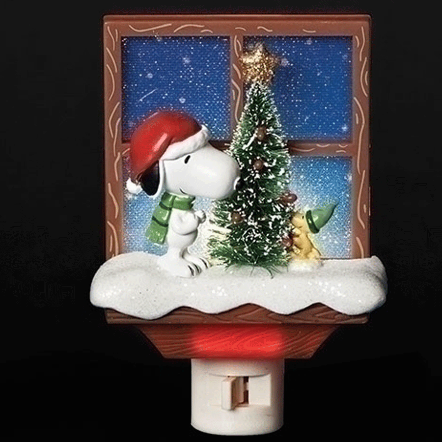 Snoopy-Woodstock-Tree-Night-Light
