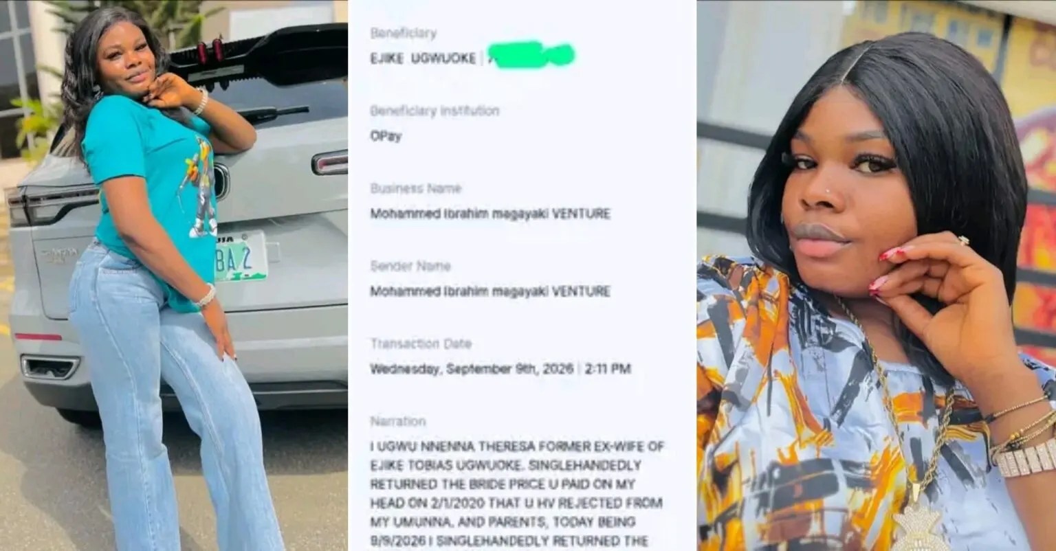 Woman Returns Bride Price to Ex-Husband Six Years After He Refused Refund From Her Parents