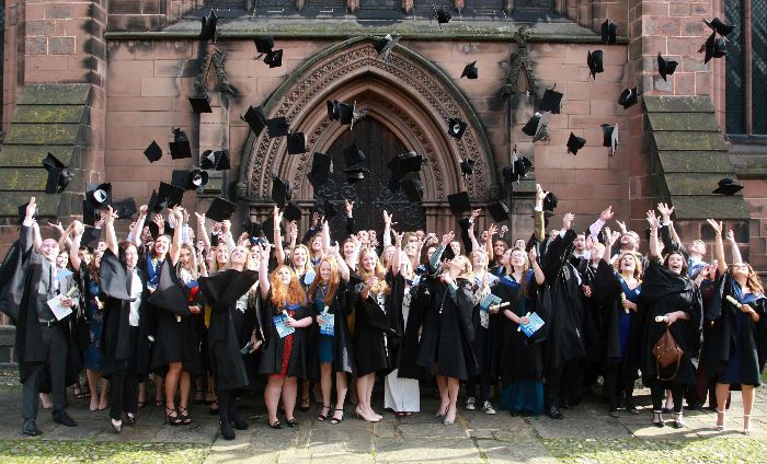Reaseheath College Students Celebrate Graduation Success Nantwich News - Premium Sunset Picture - Ultra HD