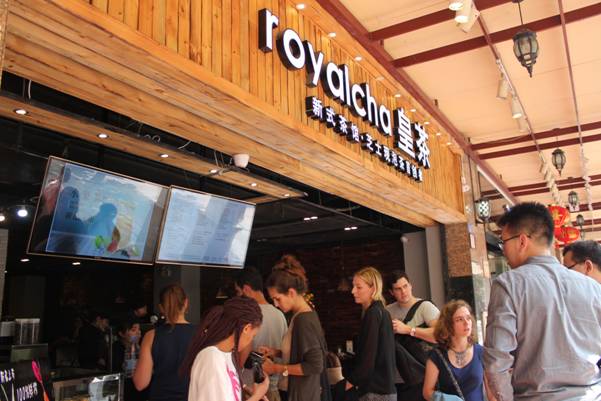 A refreshing bubble tea just a short walk from the hotel