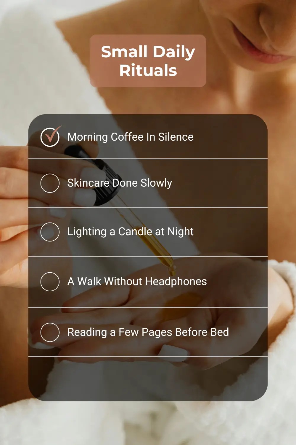Balance In Life: Rituals