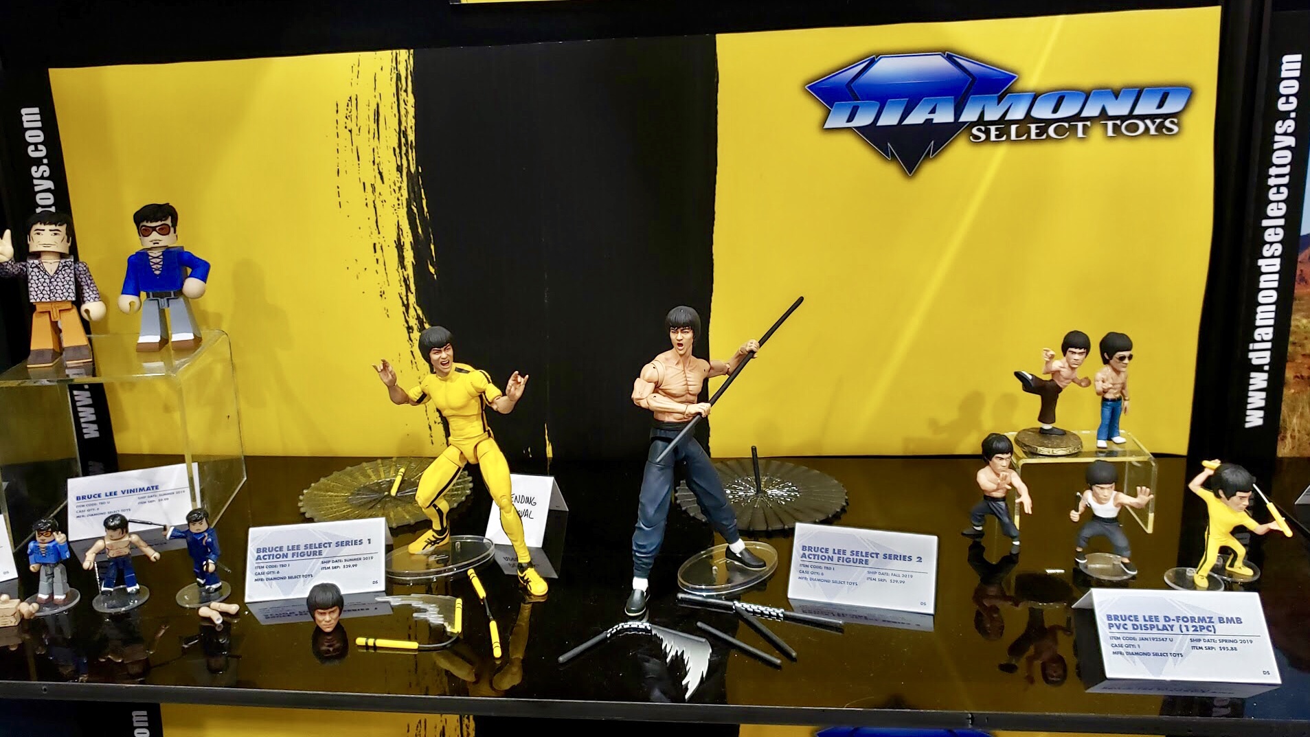 Basically all the Bruce Lee things at the DST booth.