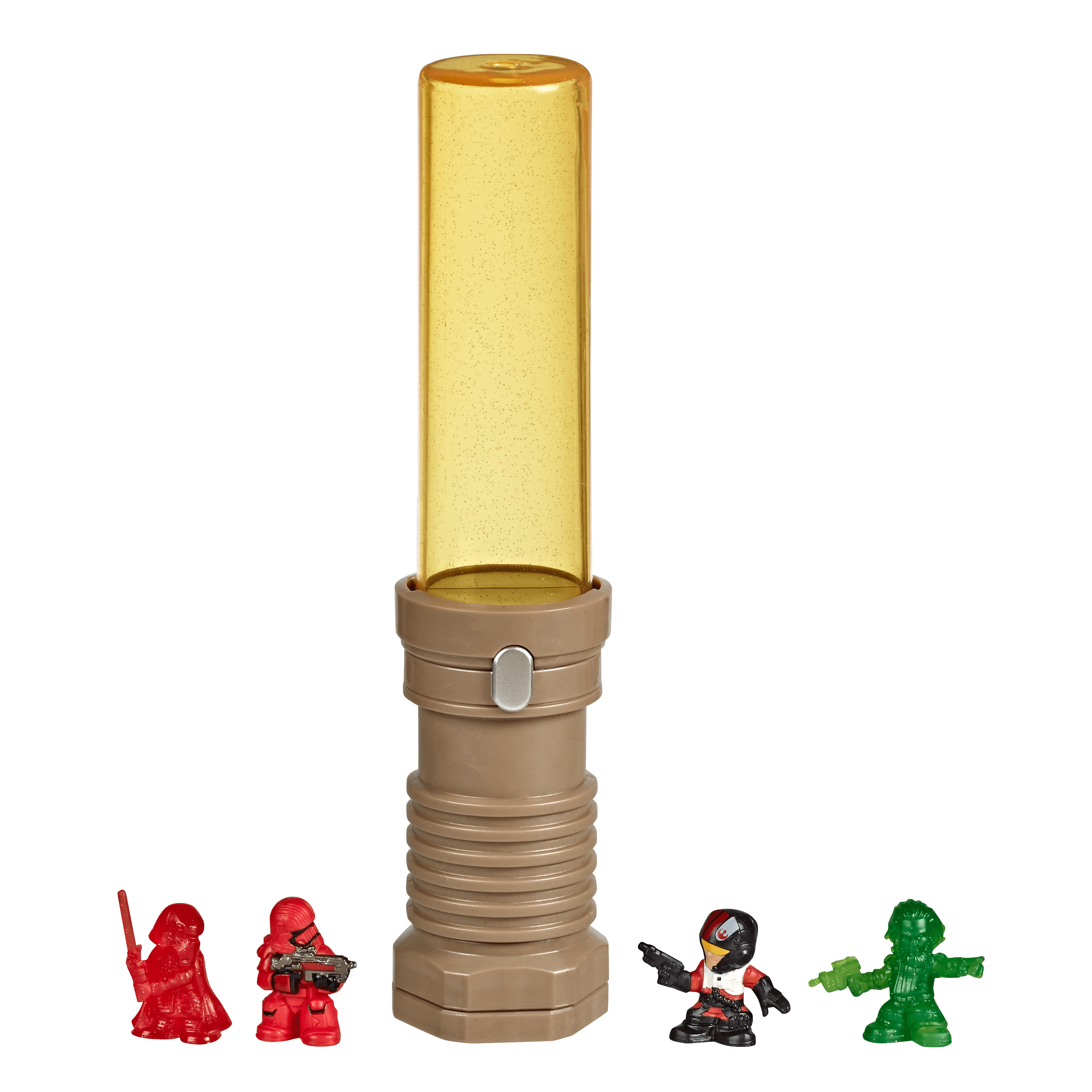 STAR WARS MICRO FORCE WOW! 4-Pack (HASBRO/Ages 4 years & up/Approx. Retail Price: $7.99/Available: Fall 2019) Celebrate the release of STAR WARS: THE RISE OF SKYWALKER with MICRO FORCE WOW! mini figure 4-packs. A great gift for young STAR WARS fans, these packs feature stylized, movie- inspired figures, collectible mini lightsaber packaging, and a boldly illustrated sticker sheet. With 16 figures and 4 sticker sheets available, kids can collect all the STAR WARS MICRO FORCE WOW! 4-packs and imagine amazing scenes from a galaxy far, far away! Each pack sold separately. Includes 4 figures and sticker sheet per pack. Available at select retailers.