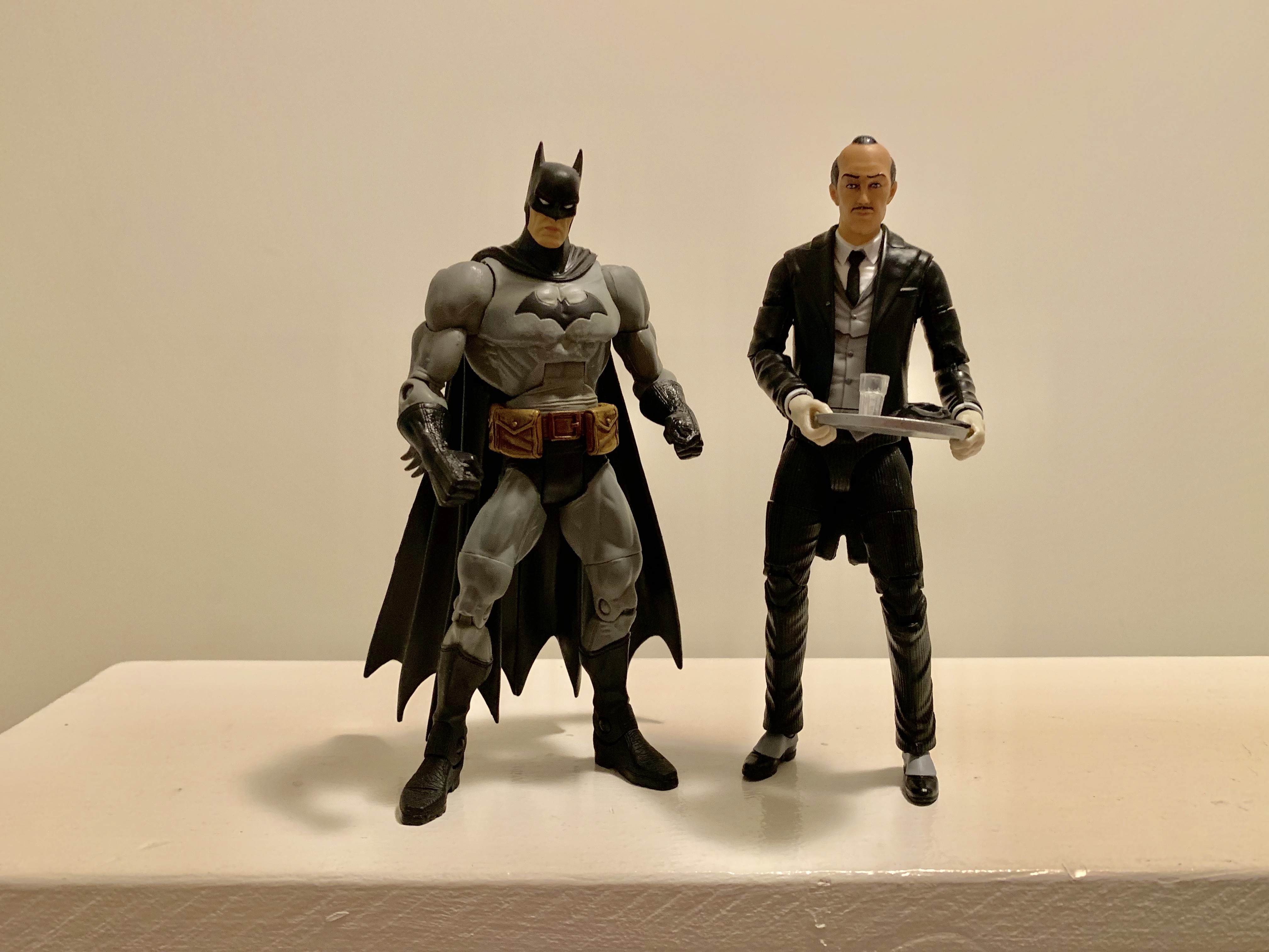 Alfred with a DC Super Heroes Batman