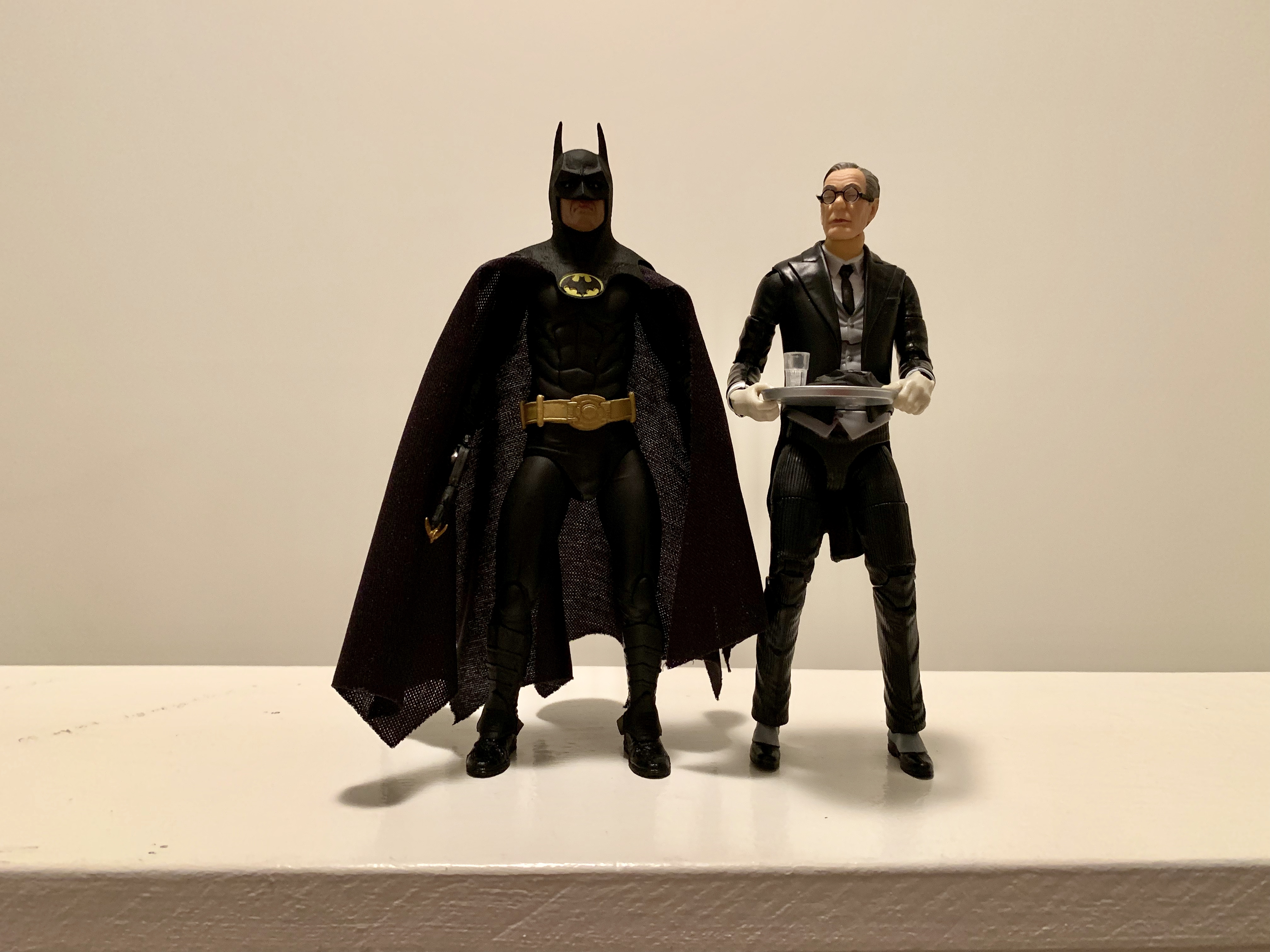 Alfred with NECA 1989 Batman