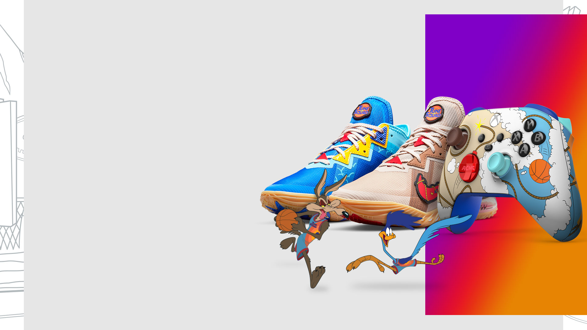 space jam locker with xbox