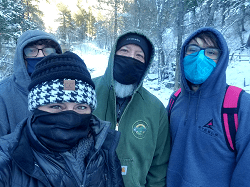 Hiking in Colorado Winter