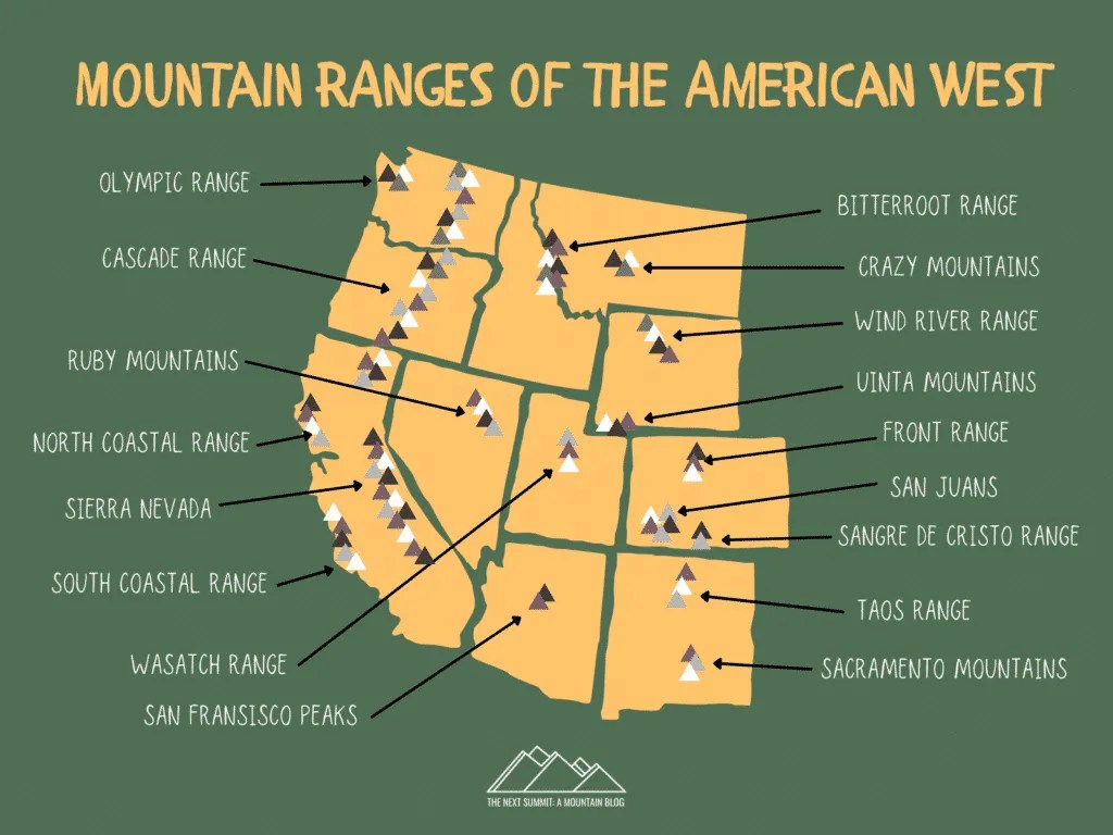 Us States Map Mountain Ranges Civixplorer On X United States But Saint Helens 2 1024x768 