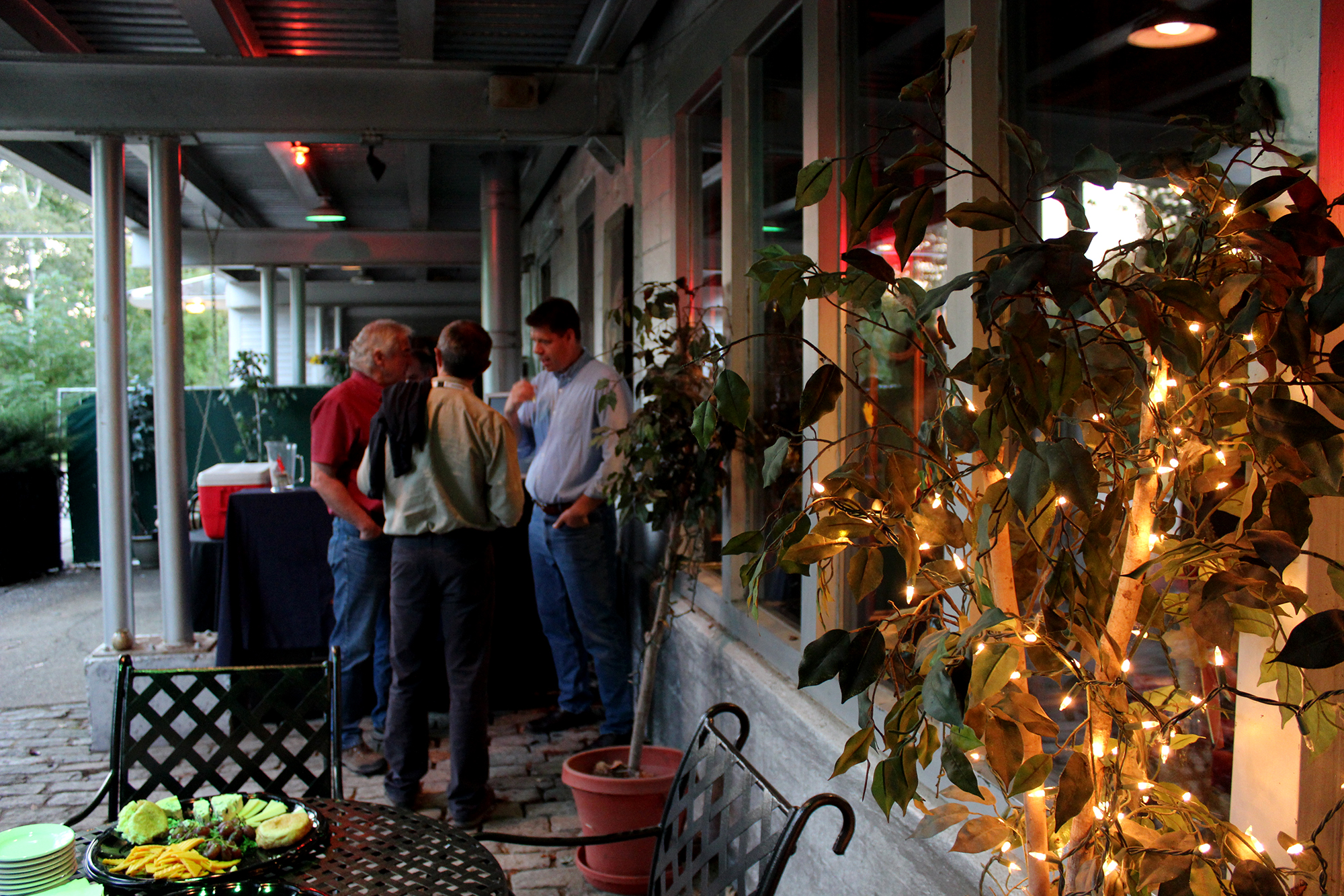 Coffee and beer in the tavern below the museum