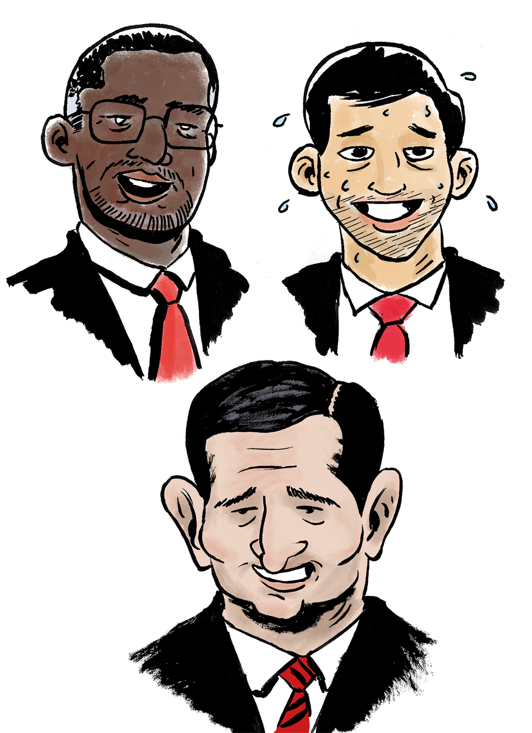 Cruz, Carson and Rubio