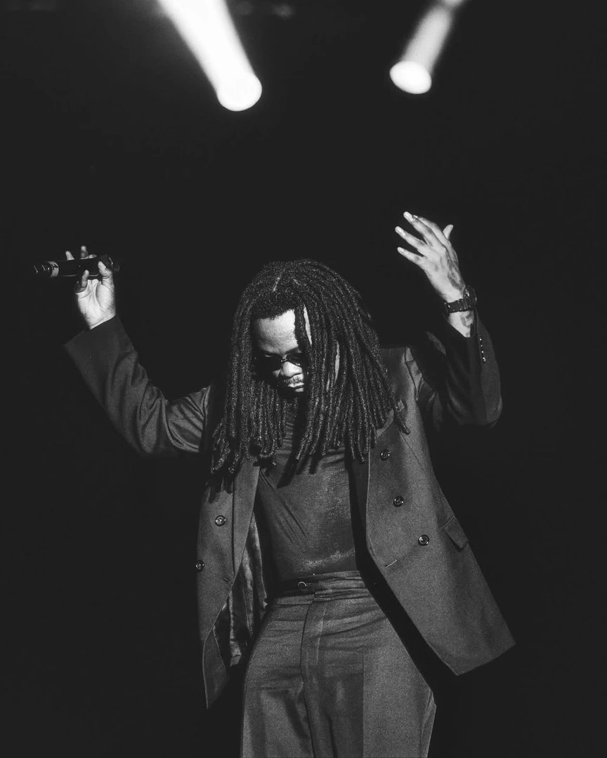 Olamide, Nigerian street-hop veteran and one of the country's most consistent musical voices, performing live on stage ahead of an unreleased snippet that sees him embracing the rising Mara sound.