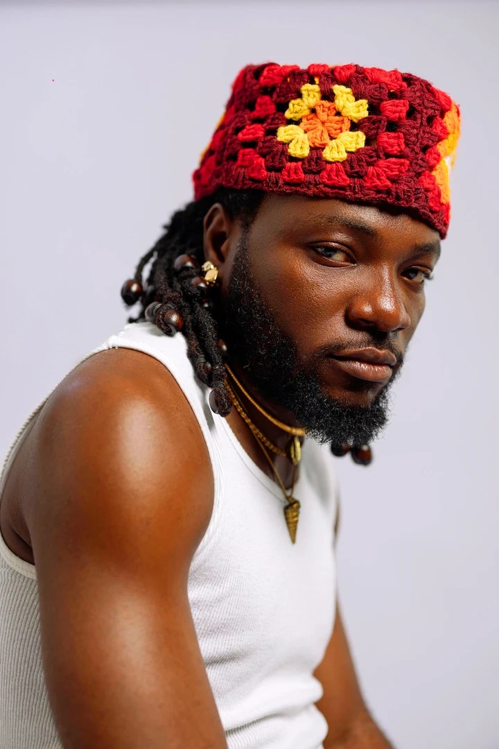 DOTTi The Deity, Nigerian artiste and creator of the sophomore album Cocoa Hue, in a close portrait that reflects the intensity behind his music.