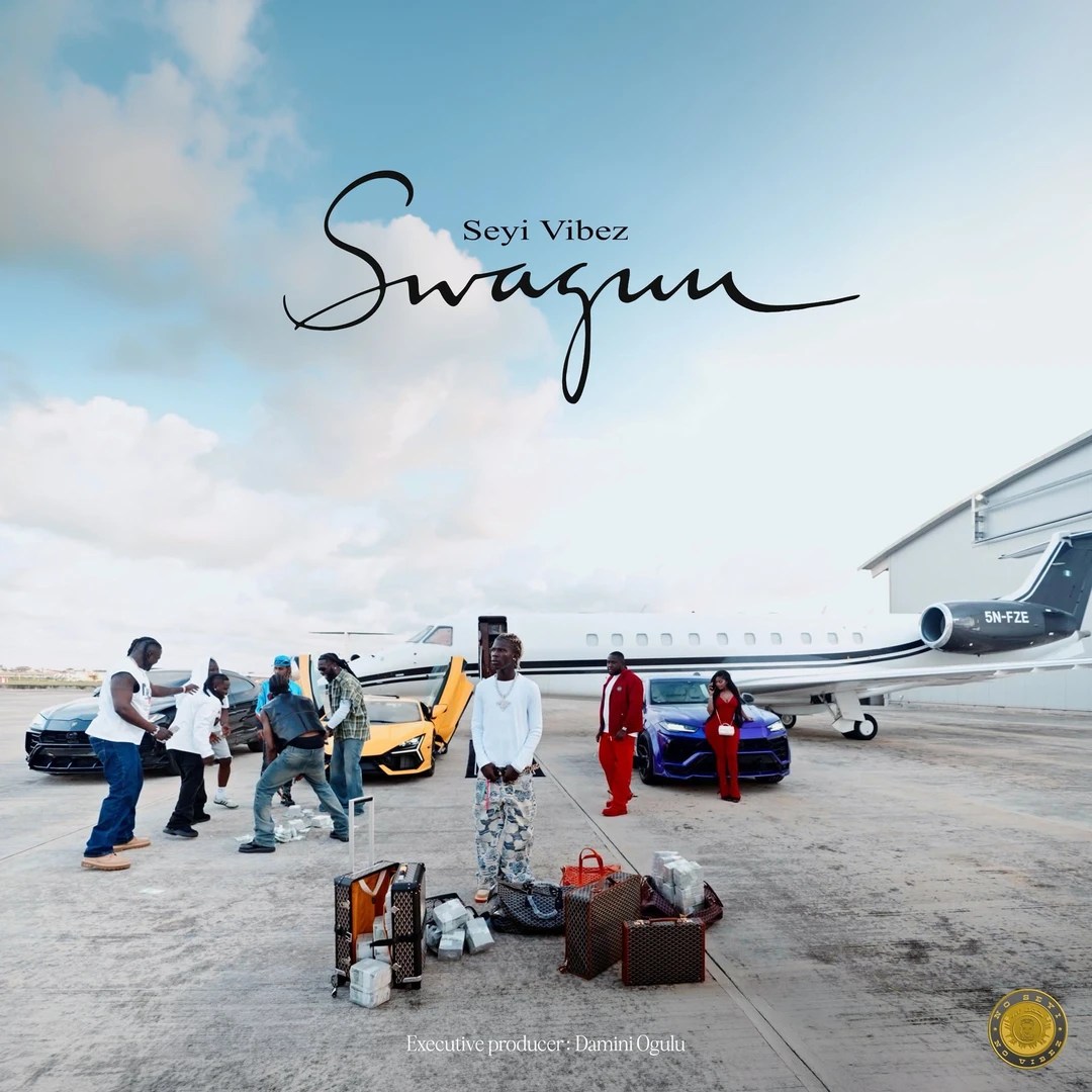 The official cover art for Swaguu, the fourth studio album from Nigerian artiste Seyi Vibez, executive produced by Grammy-winning Afrobeats superstar Burna Boy.