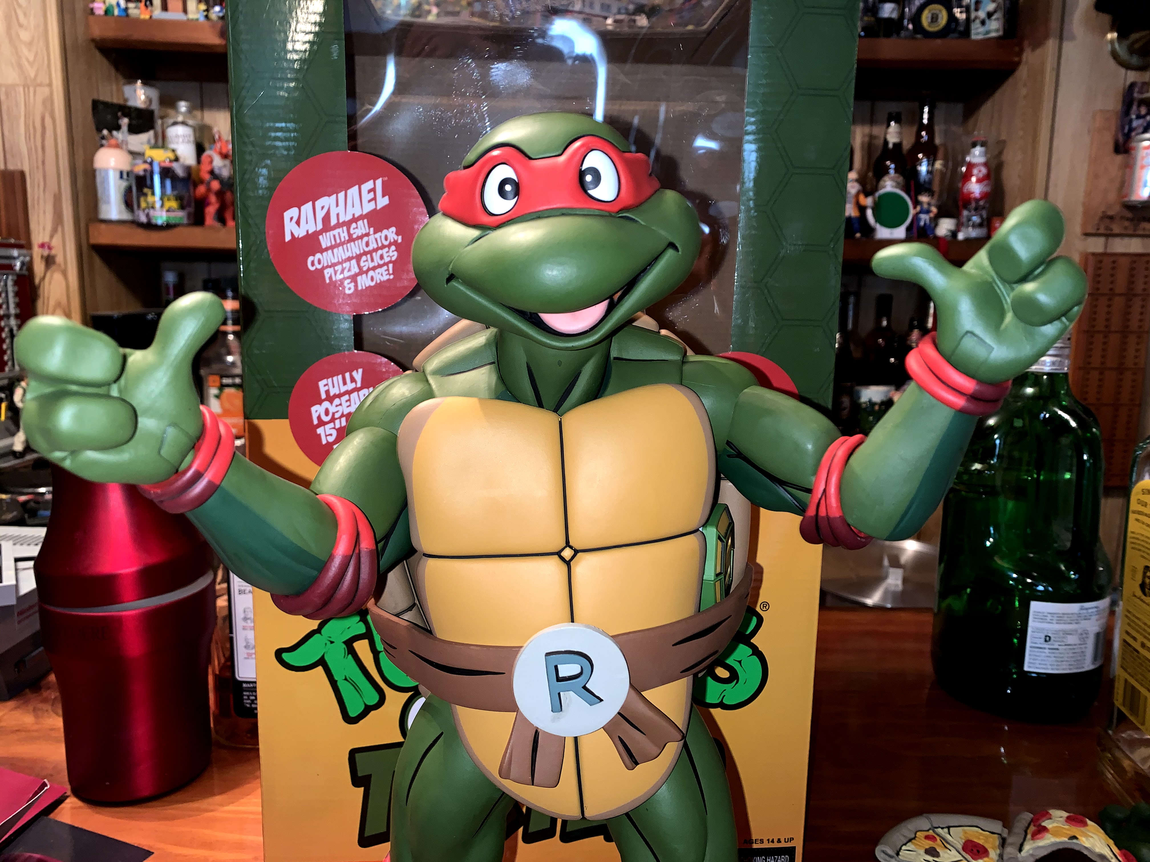 NECA Quarter Scale TMNT Toon Raph | The Nostalgia Spot