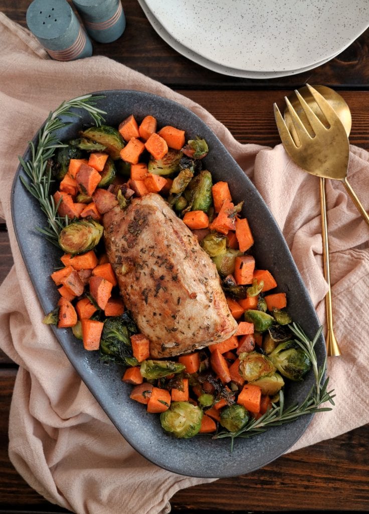 One Sheet Pork Tenderloin / One Pan Pork Loin With Brussels And Apples The Real Food Dietitians