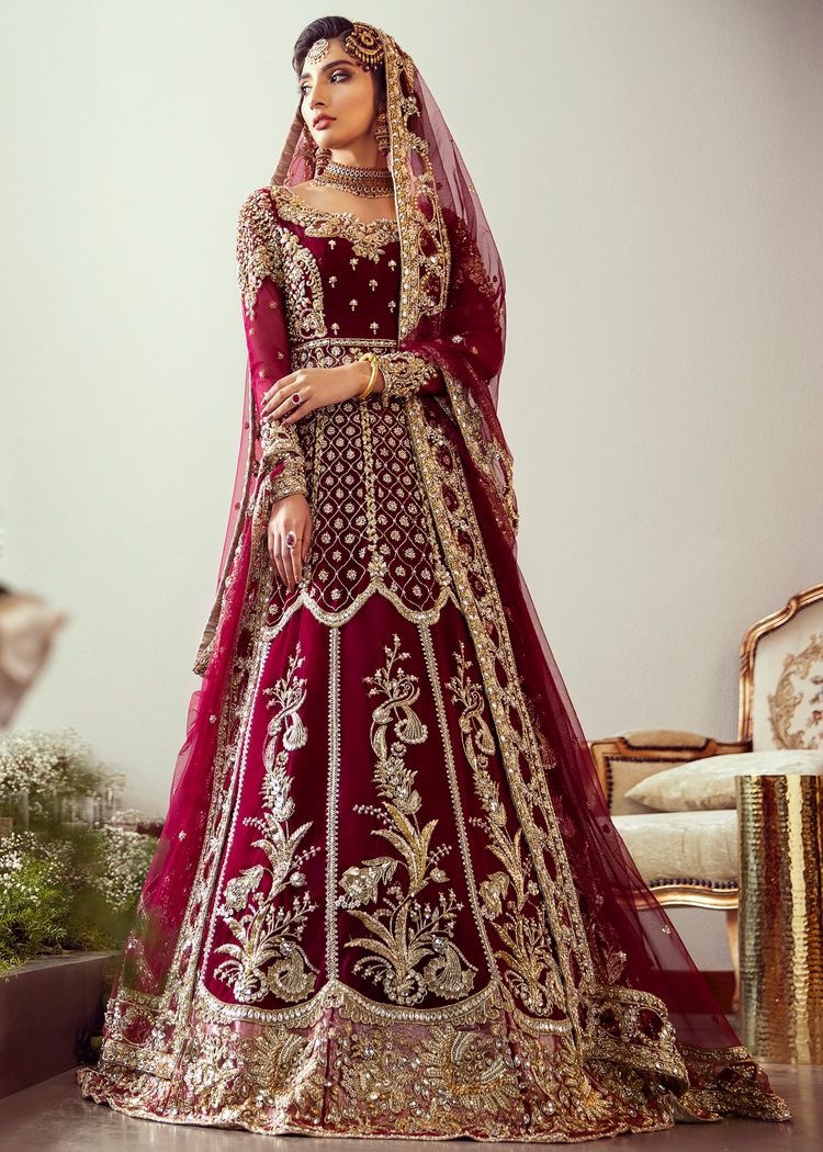 Pakistani Red Bridal Outfit Idea S For Traditional Wedding The Odd Onee