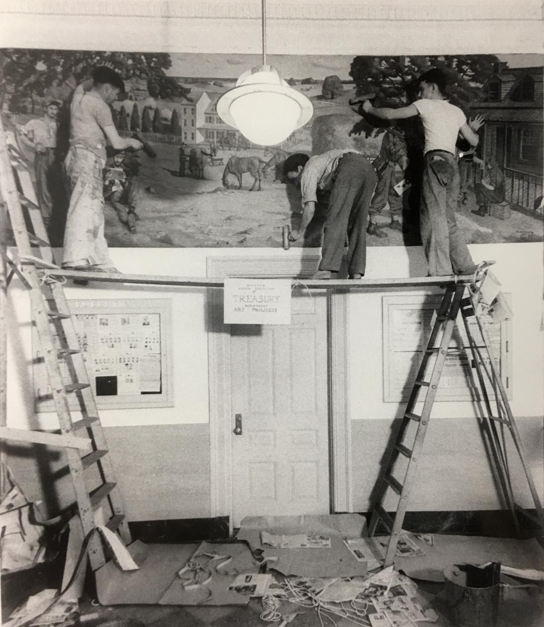 Lost, Missing, and Restored New Deal Post Office Murals - Theodore