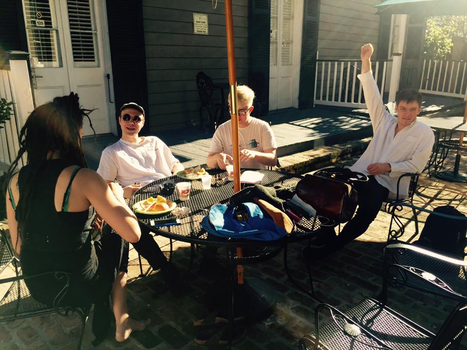 The first breakfast!