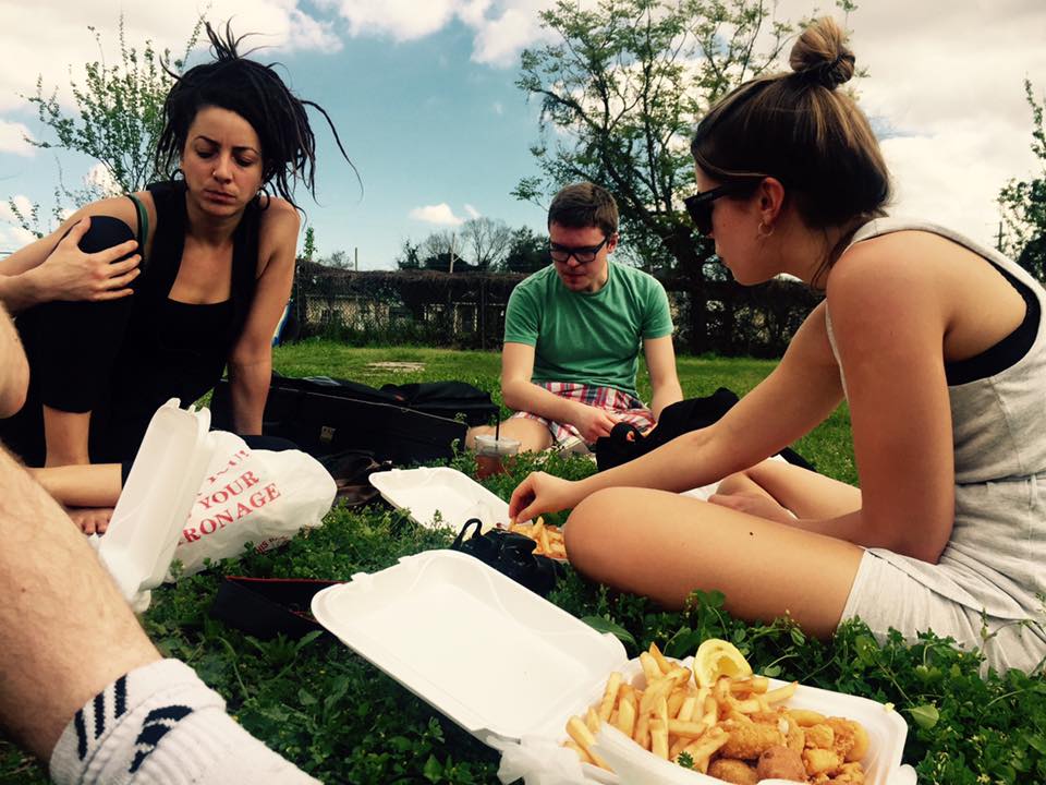 Happy bellies all round!