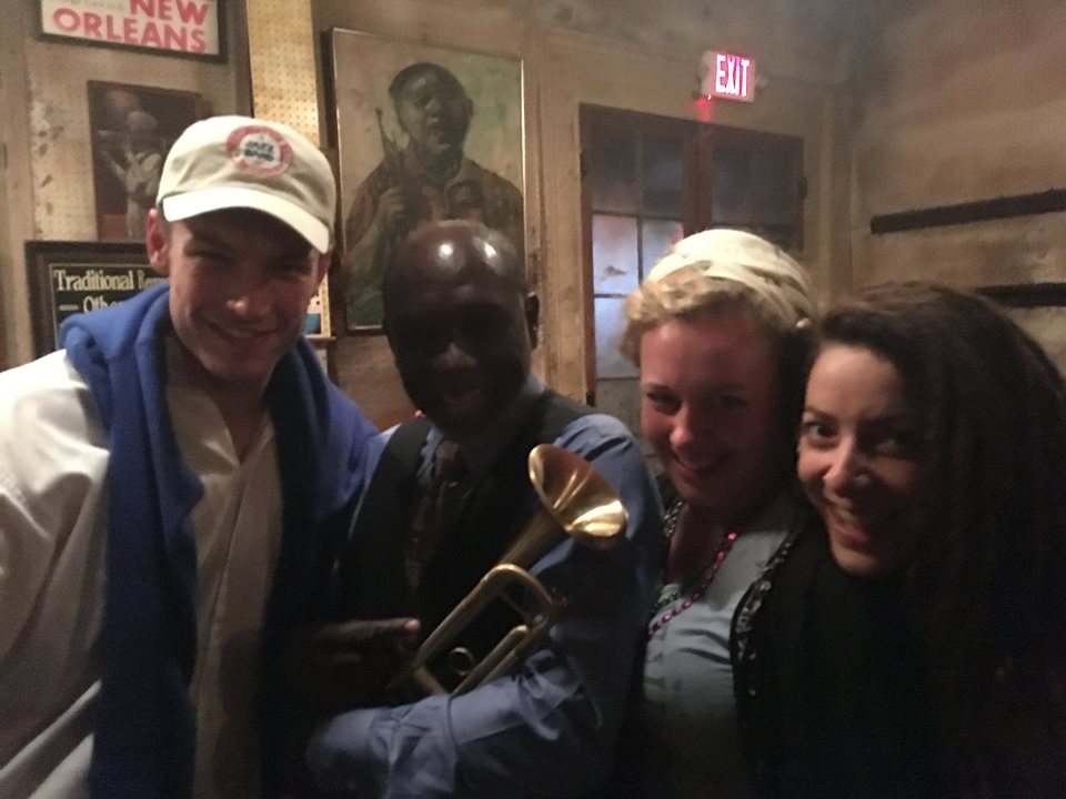 Tom, Gregg, Louise and Laura