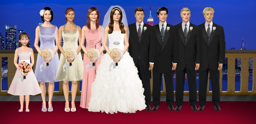 Virtual Wedding Party Grace Rose Events