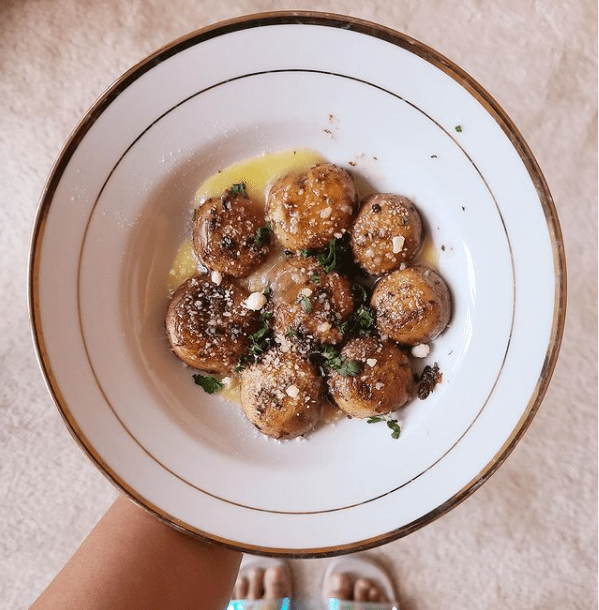 Butter Garlic Mushrooms Recipe