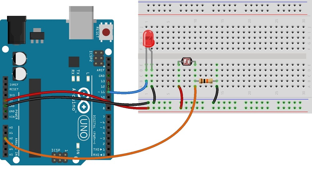 ldr sensor circuit diagram - Circuit Diagram