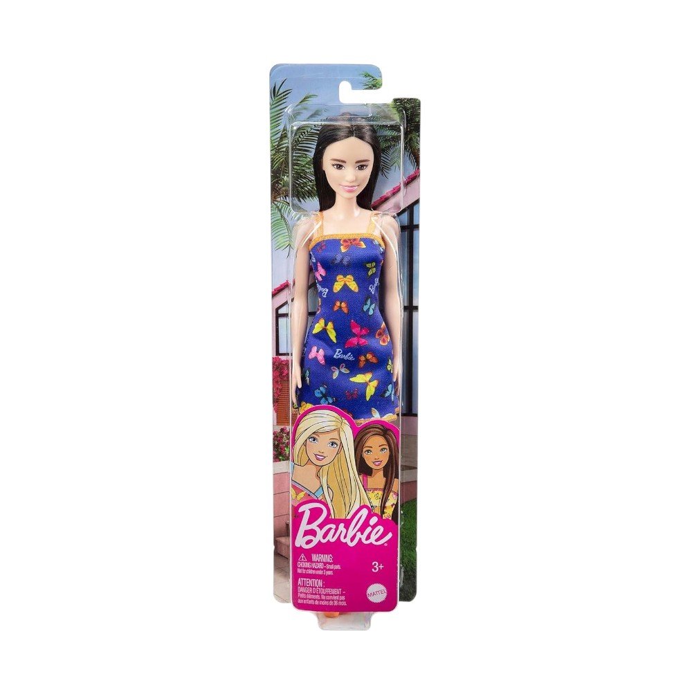 Mattel Barbie Doll in Blue Butterfly Dress