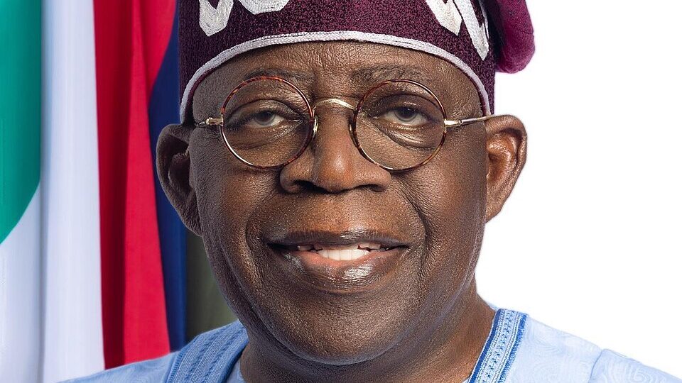 The official portrait of Bola Ahmed Tinubu, the President of Nigeria