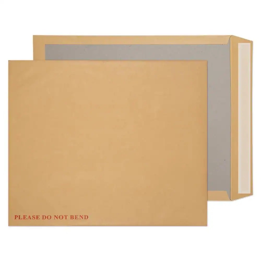 Board back envelopes