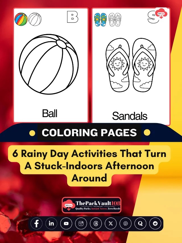 End of summer fun coloring activities preview for rainy day indoor kids activities