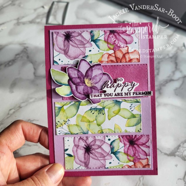 This Delightful Floral paper is simply stunning and is an online exclusive from Stampin'Up!