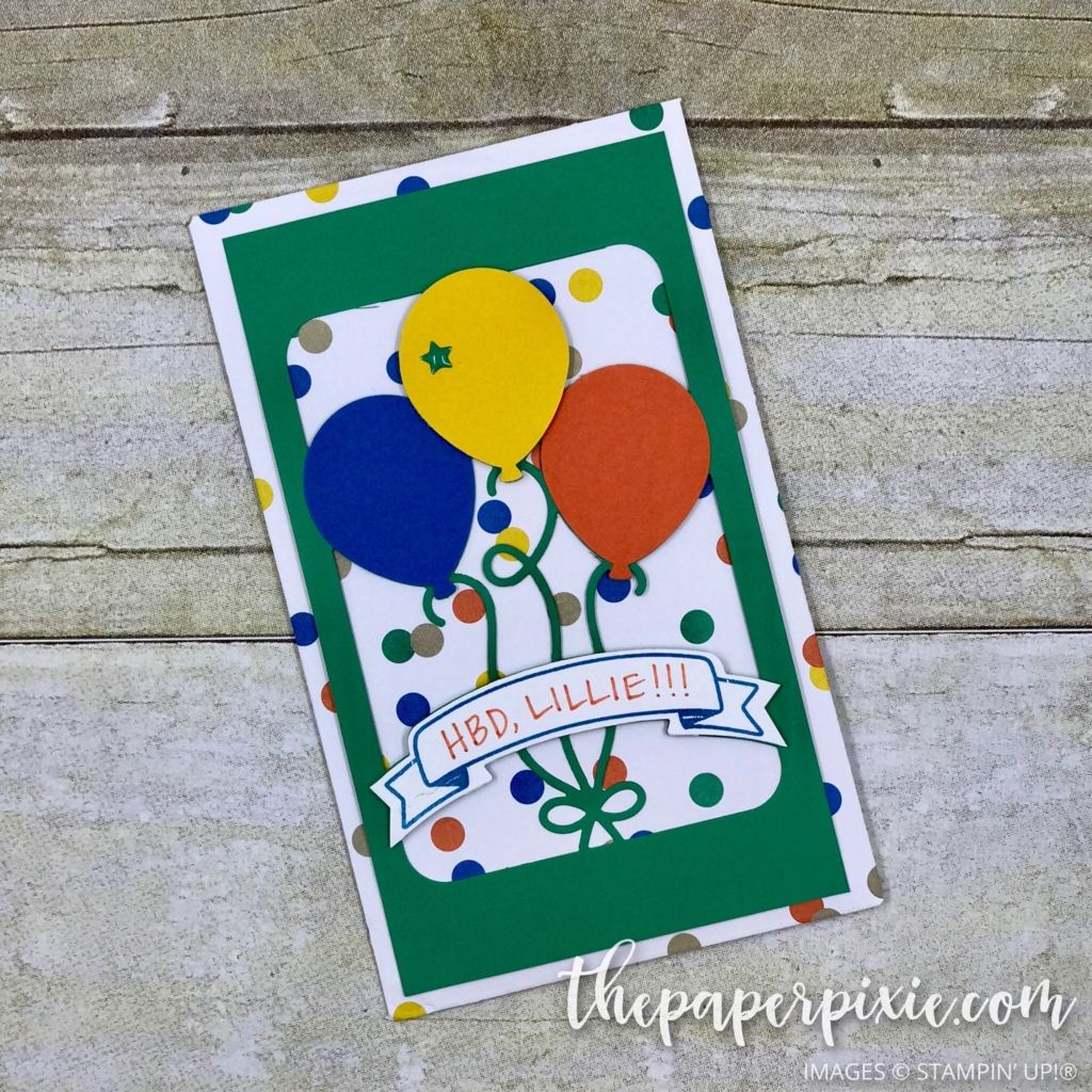 Birthday Party Favor - Envelope Style