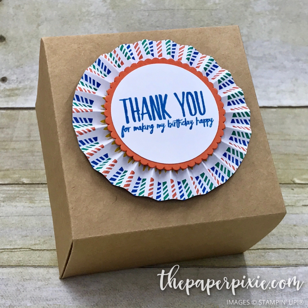 The Paper Pixie Birthday Party Favor Box